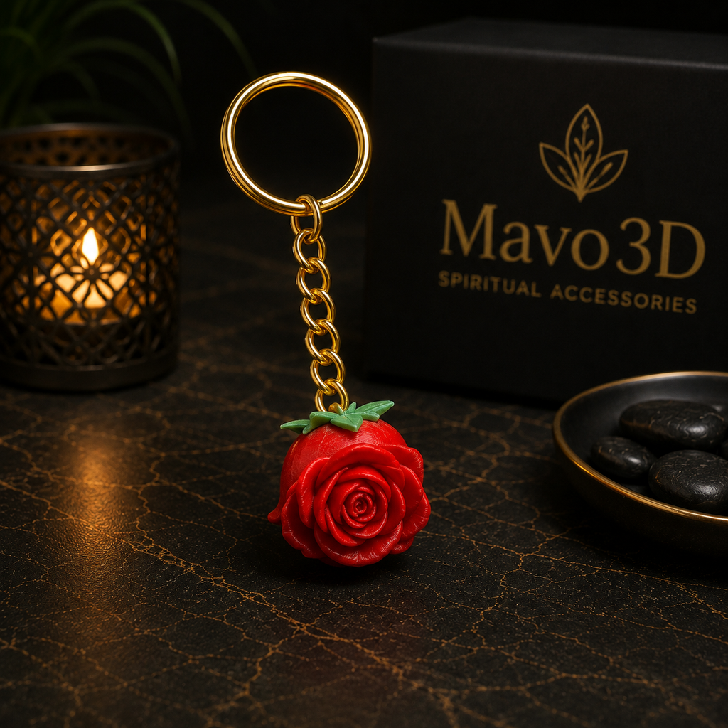 Rose-Shaped Keychain for Pomba Gira